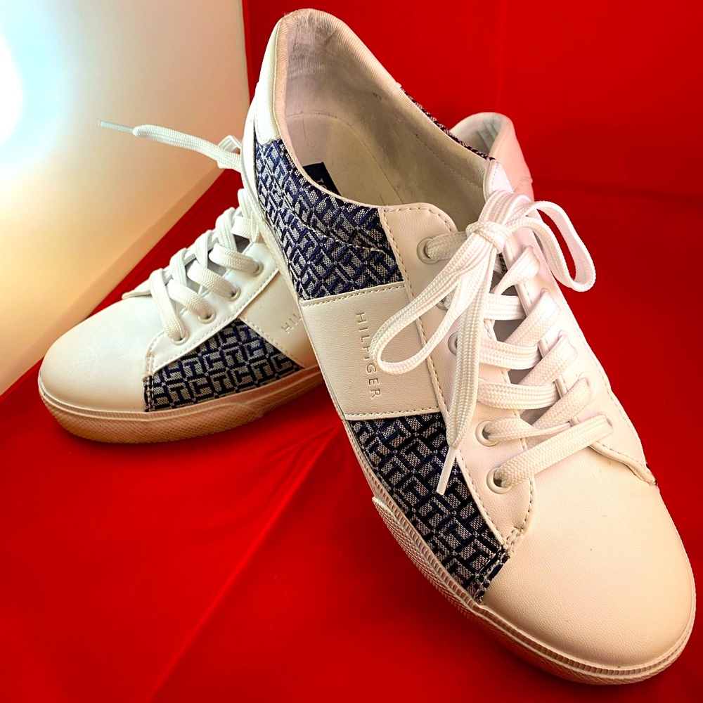 Tommy Hilfiger Mens Leather Sneakers